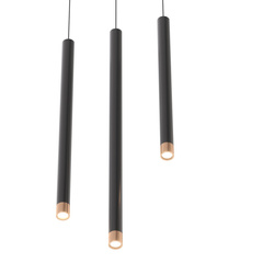 Lampa wisząca Q I Nero / Rose Gold 60