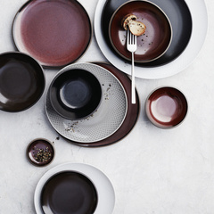 Talerz 22 cm Junto Pearl Grey