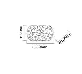 Kinkiet Carera Gold Parette Orlicki Design