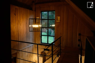 Lampa wisząca Authentage Vitrine latarnia - 4 źródła światła