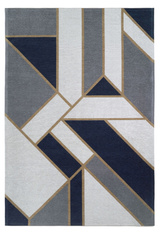 DYWAN GATSBY DARK BLUE ART DECO 160 X 230 CM FARGOTEX - MY HONEY HOME