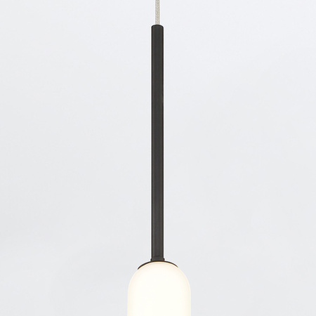 Lampa wisząca Cumberland - 1 źródło światła - Matowa czerń