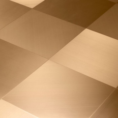 Stolik kawowy Laporte wykończenie ze szczotkowanego mosiądzu