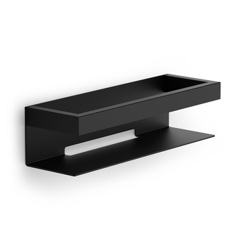 Półka prysznicowy Decor Walther 30 cm Czarny mat