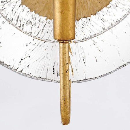 Kinkiet Rene - 1 źródło światła - Przecierany mosiądz