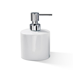 Dozownik mydła Decor Walther Biała porcelana Chrom