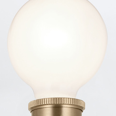 Kinkiet Torche - 2 źródła światła - Szampański brąz