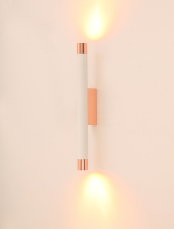 Kinkiet Q Parette Bianco / Rose Gold Orlicki Design