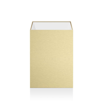 Kosz na papier Decor Walther matowe złoto 24-karatowe