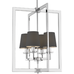 Lampa wisząca LONDON P04021CH-BK