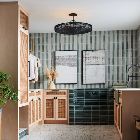 Lampa wisząca Ophelia - 6 źródeł światła - Czarny