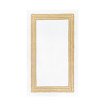 Dywan Kąpielowy Graccioza Bourdon 70x120 cm White/Gold