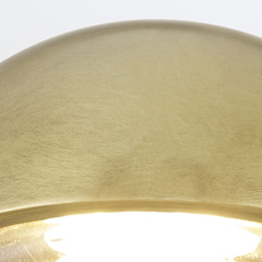 Mały kinkiet LED Palais - Vintage mosiądz