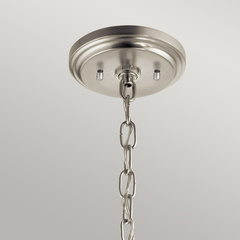 Żyrandol Deryn - 5 źródeł światła - Postarzany antyczny szary