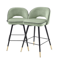 Krzesło barowe Cliff zestaw 2 szt. Eichholtz - My Honey Home