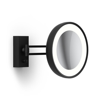 Lusterko kosmetyczne podświetlane Decor Walther Czarny mat