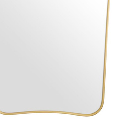 Lustro Vivienne L brushed brass finish