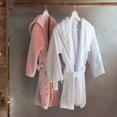 Szlafrok Kąpielowy (Z Kapturem) Bee Waffle 4-5 Lat Pearl