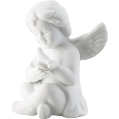 Anioł średni z gołębiem