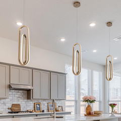 Lampa wisząca Demark - Szczotkowane złoto