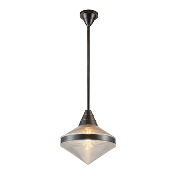 Lampa wisząca Willard - 1 źródło światła - Miejski brąz
