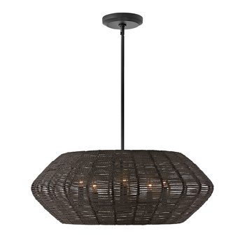 Lampa wisząca Luca - 5 źródeł światła - Czarny