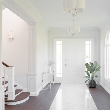 Lampa wisząca FARO P04046NI-WH