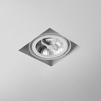 SQUARES 111x1 trimless 230V Phase-Control wpuszczany biały struktura