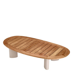 Stolik kawowy Free Form natural teak