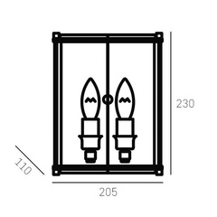 Kinkiet NEW YORK W02899CH