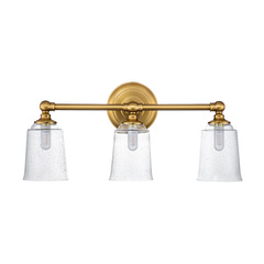 Kinkiet Hugolake - 2 źródła światła - Oksydowany mosiądz