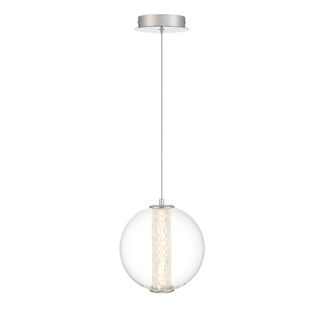 Lampa wisząca Atomo - 1 źródło światła - Polerowany chrom