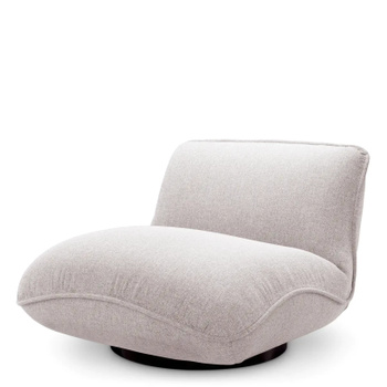 Krzesło ogrodowe Eichholtz Relax Mauritius jasnoszary