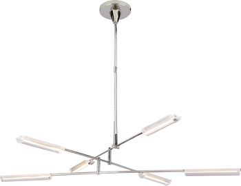 Duży żyrandol z sześcioma źródłami światła Daley