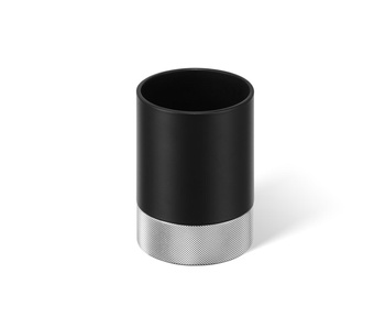 Pudełko bez pokrywy Decor Walther Czarny mat / Chrom