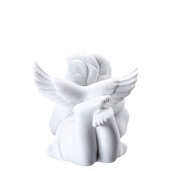 Anioł średni leżący na chmurce