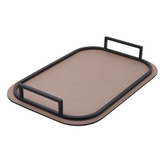 SKÓRZANA TACA BELLINI - 31.5 x 21.5 x 4 CM - GIOBAGNARA - MY HONAY HOME