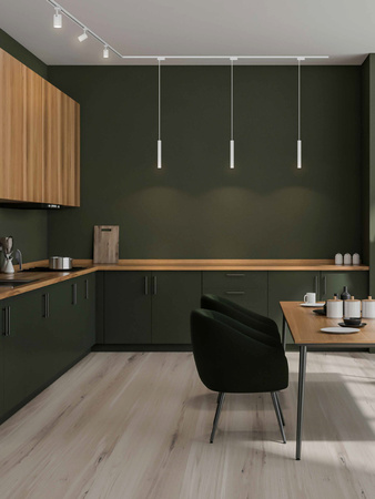 Lampa wisząca Slimi S Bianco Track Rose Gold Orlicki Design