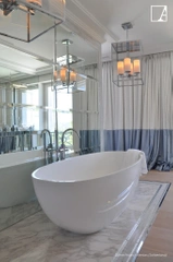 Lampa wisząca wewnętrzna Authentage Bellefeu vitrine - latarnia