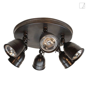 Lampa kierunkowa Authentage Poire na okrągłym talerzu - duża