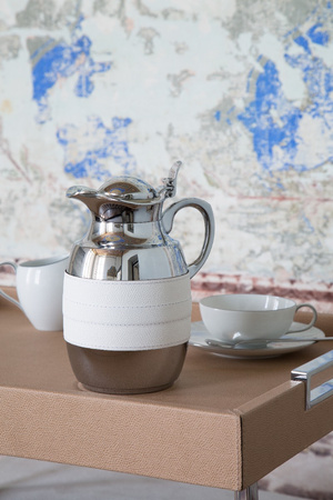 EKSPRES KAPSUŁKOWY - BEŻOWY - 12 x 33 x 24 CM - GIOBAGNARA - MY HONEY HOME