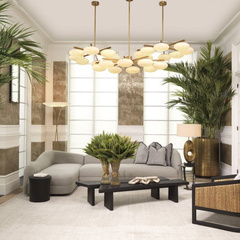 Poduszka Eicholtz Paia L szary 60x60 cm