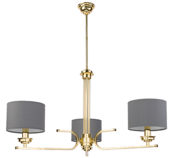 LAMPA WISZĄCA BOLT - POLEROWANY MOSIĄDZ- KUTEK MOOD - MY HONEY HOME