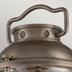 Średnia latarnia naścienna Ashland Bay - 1 źródło światła - Oksydowany brąz