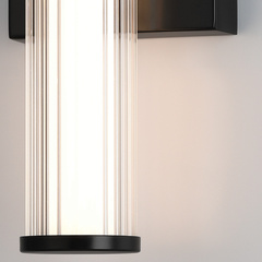 Mały kinkiet LED Fayton - Matowa czerń