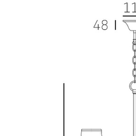 Lampa wisząca BOW P04190BR
