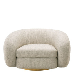 Fotel Cosenza splendor light grey Eichholtz