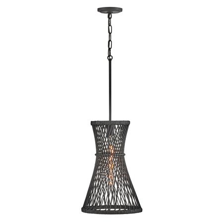 Lampa wisząca Twyla - 1 źródło światła - Czarny
