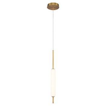 Lampa wisząca Cumberland - 1 źródło światła - Szczotkowane złoto