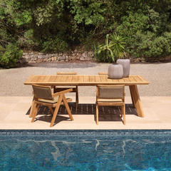 Krzesło Kristo natural teak natural weave